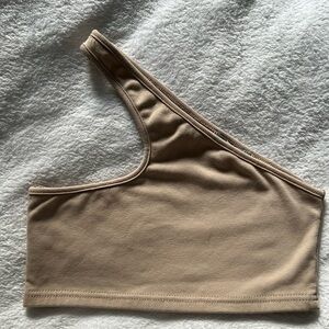 Adika Taupe Crop Top